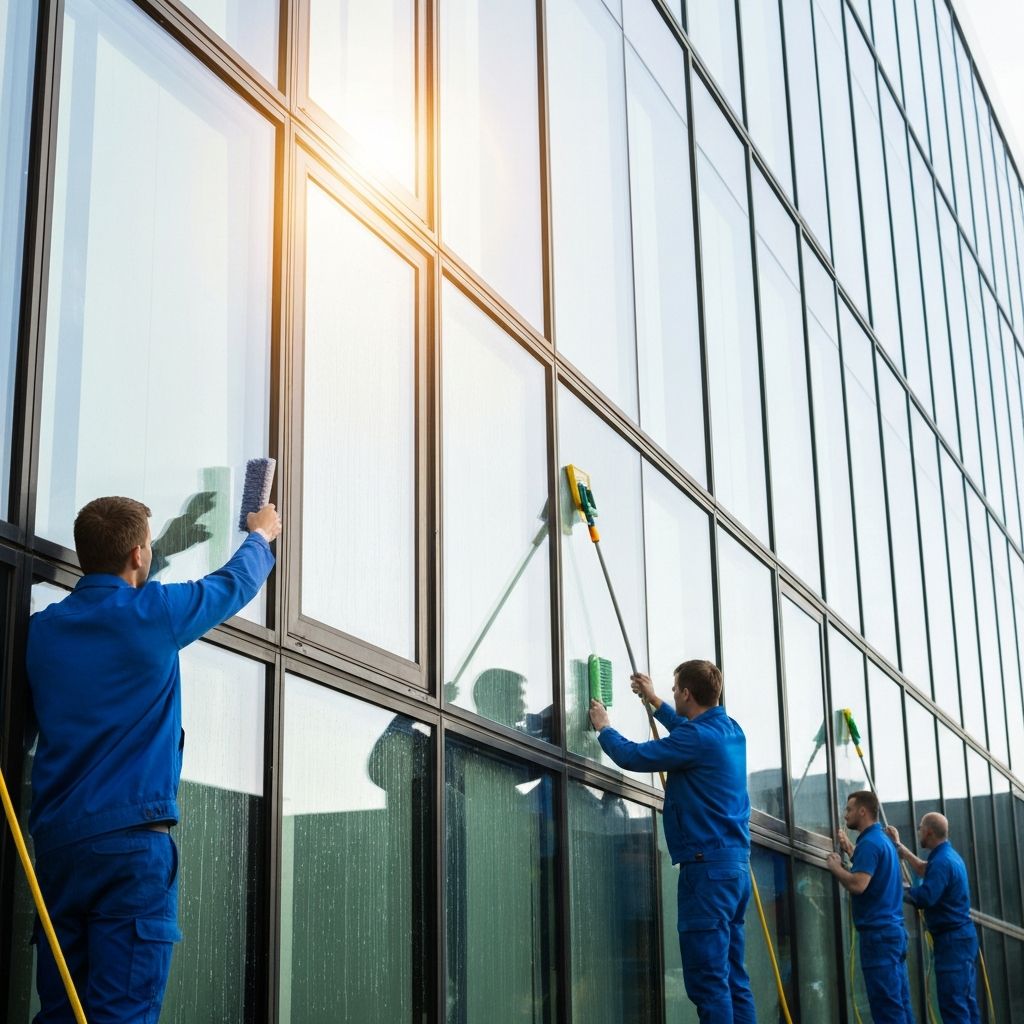 Professional window cleaning service